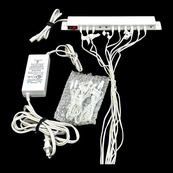 Department 56 Building Accessories Lighting Sys 56.53500 And 3 Cord Set 56.53598 - Picture 7 of 13